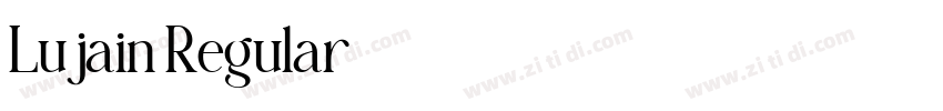 Lujain Regular字体转换 Lujain Regular字体转换